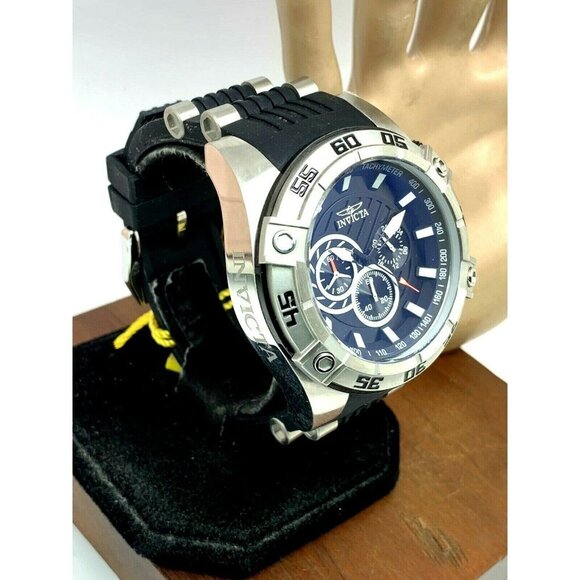 Invicta Men's Blue and Silver Watch - Picture 10 of 10